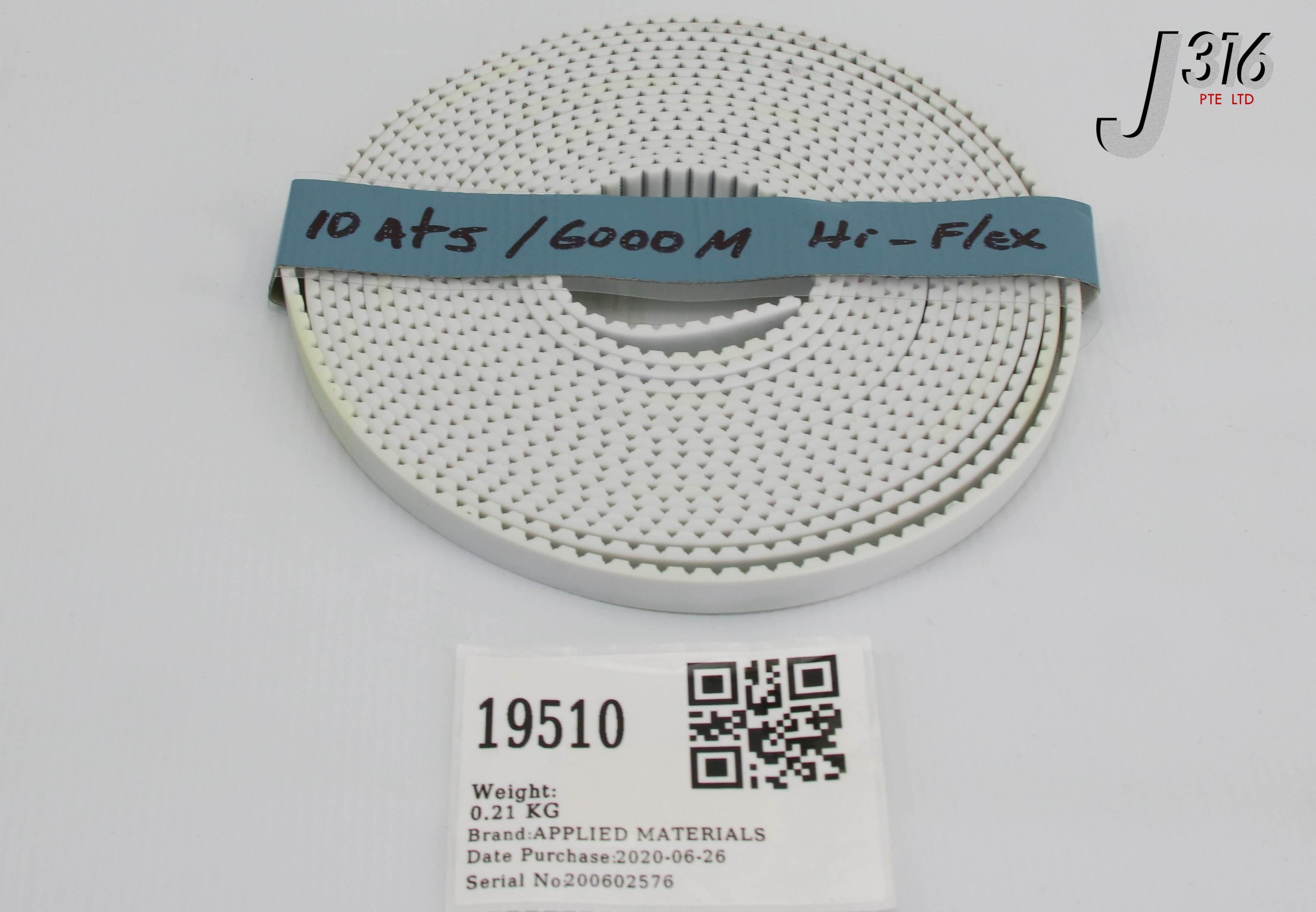19510 APPLIED MATERIALS BELT TMG5MMP10MMW 6000MML (NEW) 3080-01121